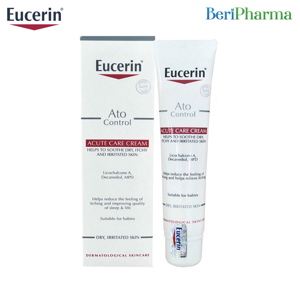 Eucerin Kem Dưỡng Giảm Ngứa, Đỏ Da Ato Control Acute Care 40ml