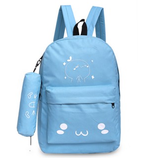 Bộ 2 món balo vải ,balo nữ,baloteen,balo đi học,balo hot,balo xinh,balo đa năng,balo da,balo kuteBalo, Balo nu