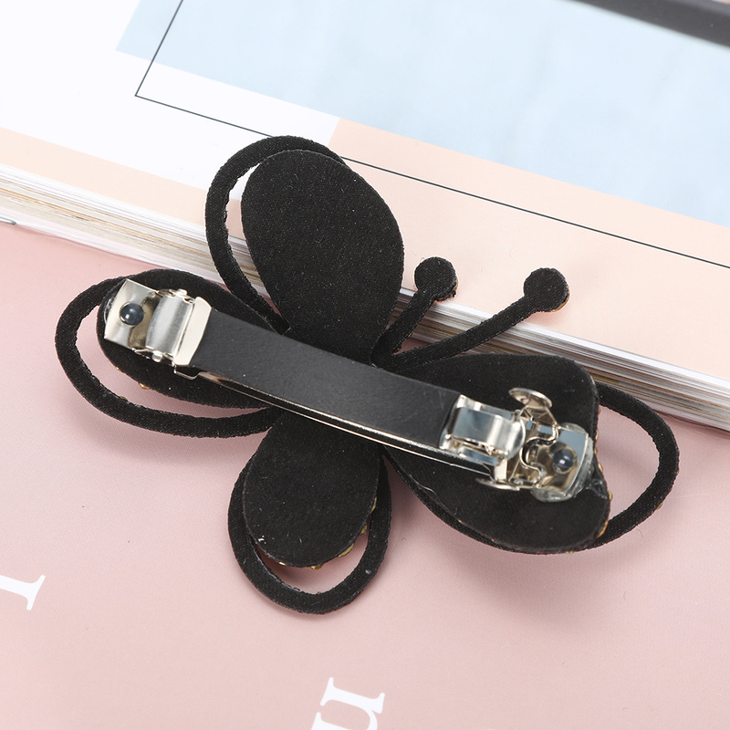 BUTTERFLY Kẹp Tóc Hình Con Bướm Đính Đá Phong Cách Hàn Quốc
