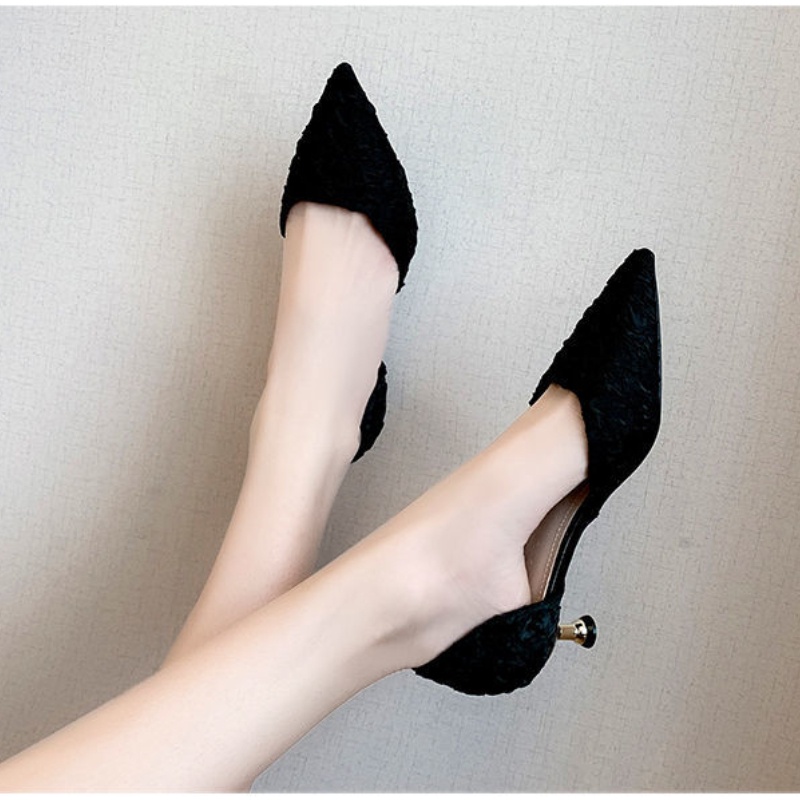 Giày cao gót IELGY mũi nhọn dễ phối đồ thời trang cho nữ