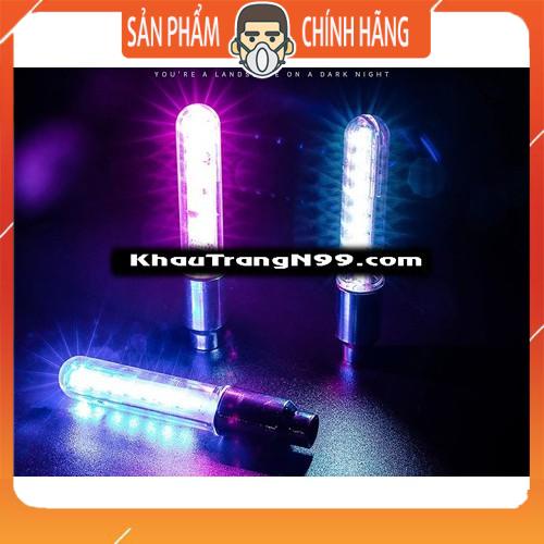 Đèn led phát sáng gắn van xe đạp xe máy nhiều màu làm đẹp xe
