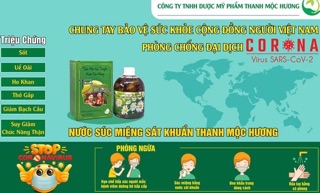 Nước súc miệng Thanh Mộc Hương