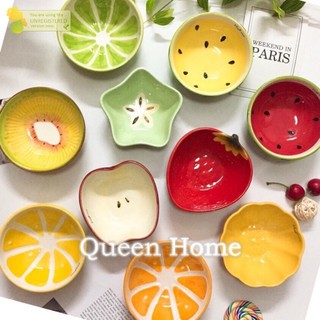 Bát sứ ăn dăm hình hoa quả sặc sỡ cho bé