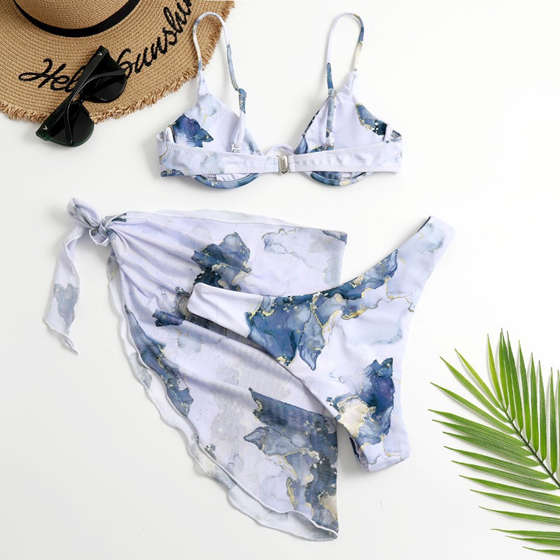 Bộ Bikini 3 Mảnh Màu Gradient Cho Nữ 2021 | BigBuy360 - bigbuy360.vn