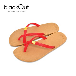 Dép xỏ ngón đế trơn Black out