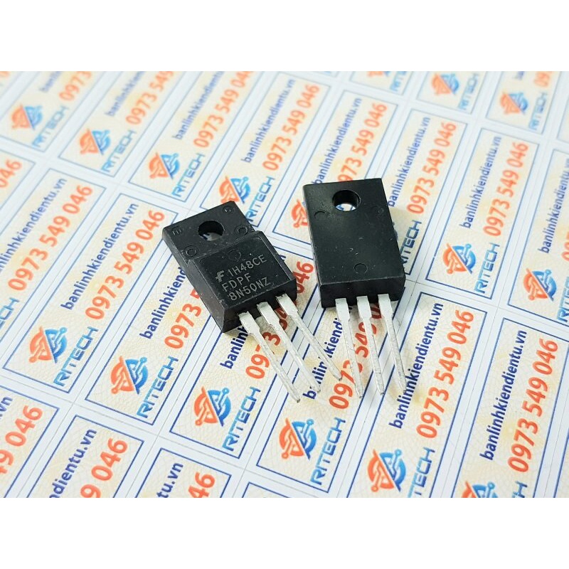 [Combo 5 chiếc] FDPF8N50NZ 8N50NZ Mosfet Kênh-N 8A/500V TO-220F
