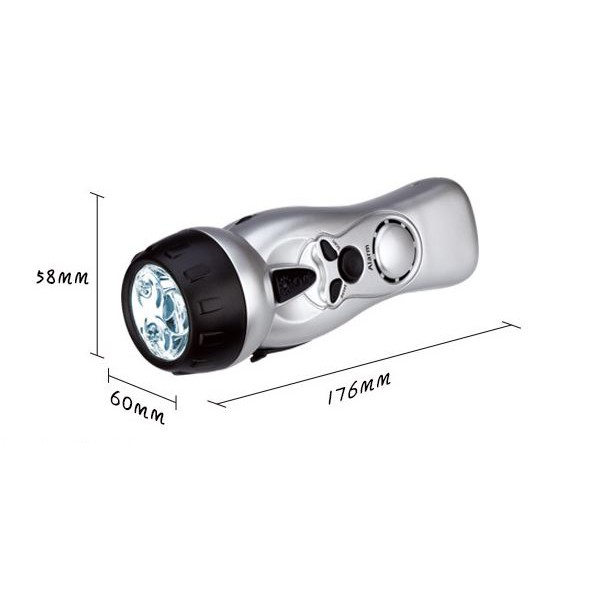 ĐÈN PIN TAY QUAY DYNAMO DÃ NGOẠI