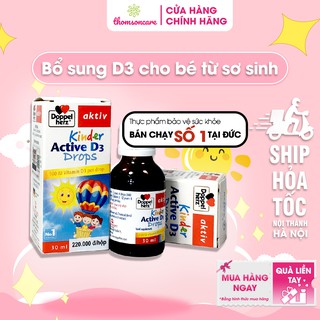 Bổ sung vitamin D3 cho bé - Active Kinder D3 - Nhập khẩu chính hãng Aktiv Doppelherz từ Đức