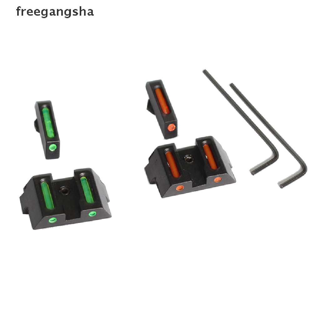 9mm Fiber Optic 3dot Metal Sights Front and Rear Red Green Dot Taurus G2C G2S G3 FDH
