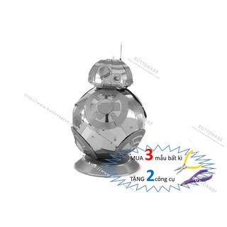 Mô Hình Lắp Ghép kim Loại 3D Robot tự hành Beebee-Ate (BB-8)