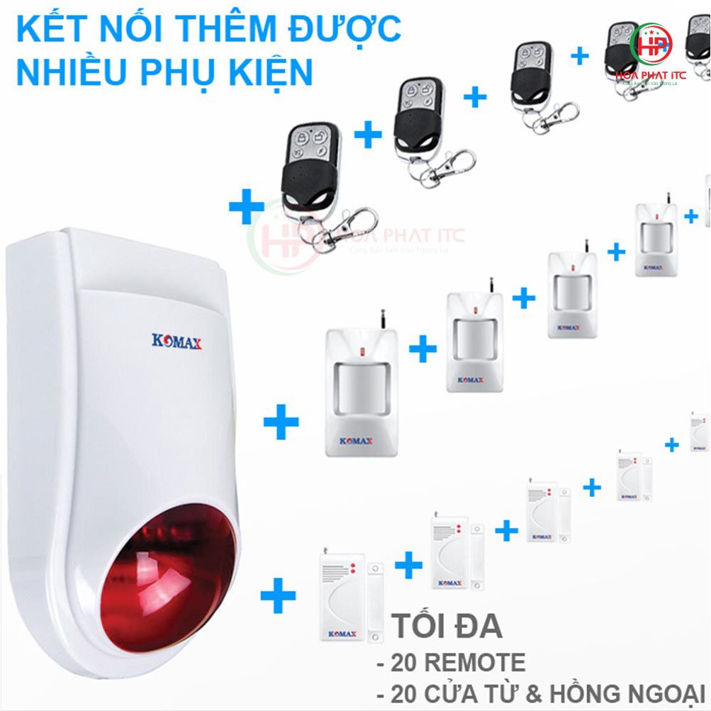 Bộ chống trộm trung tâm Komax KM-T80