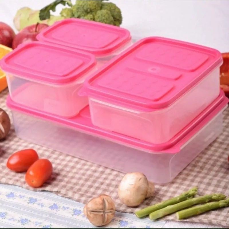 Bộ 4hộp nhựa đa năng Lunch Block