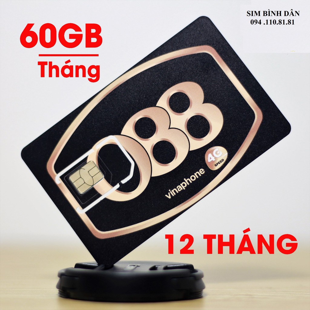 SIM VINA 4G GỌI THẢ GA ĐATA KHỦNG 60GB/THÁNG