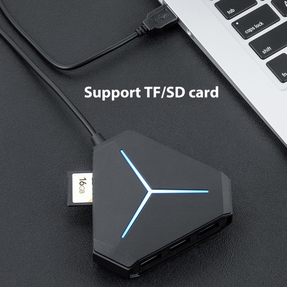 Bộ Chia Cổng Usb 2.0 Aux Tf 1m Kèm Phụ Kiện Tiện Dụng