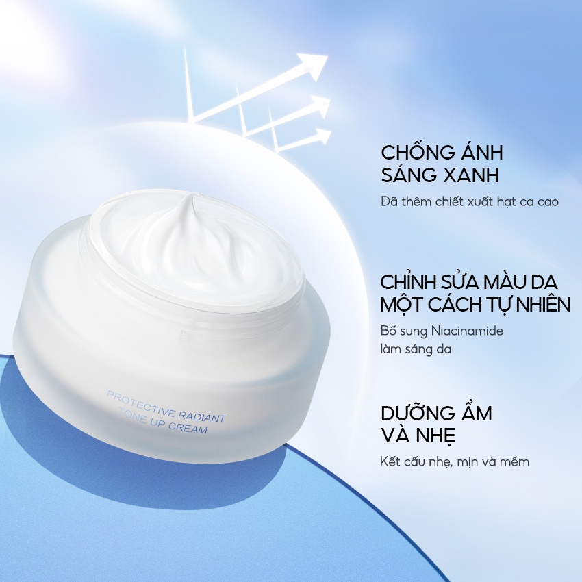 Kem nâng tông CARSLAN Kem Lười Makeup dưỡng ẩm bảo vệ làn da hiệu quả 50g