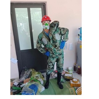 Bộ Quần Áo Bắt Ong Rừng,Cỡ 40 ( Cao 1,55 - 1,65m) Màu Rằn Ri,Hàng Cao Cấp Không Lo Ong Đốt,Có Bảo Hành