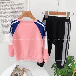 bộ nỉ adidas cho bé trai/gái