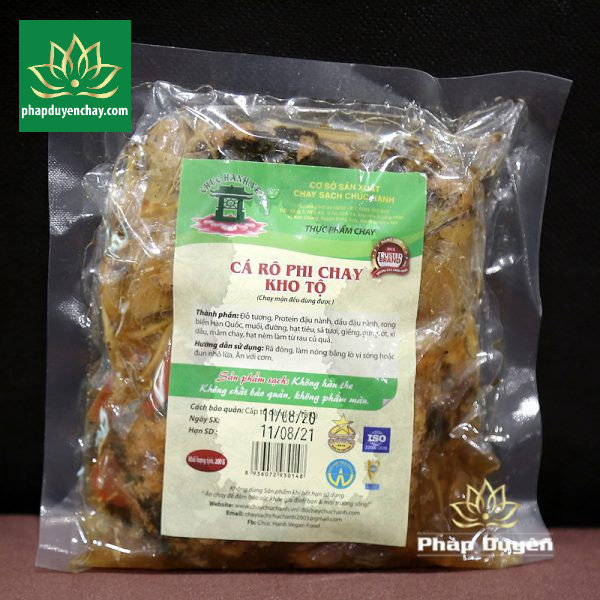 Thực phẩm chay - Cá Rô Phi Chay Kho Tộ  Chúc Hạnh, Gói 200g