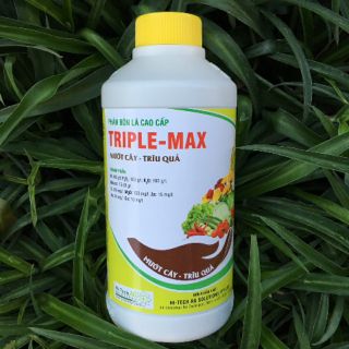 Phân bón lá cao cấp siêu mướt cây - trĩu quả TRIPLE MAX 500ml