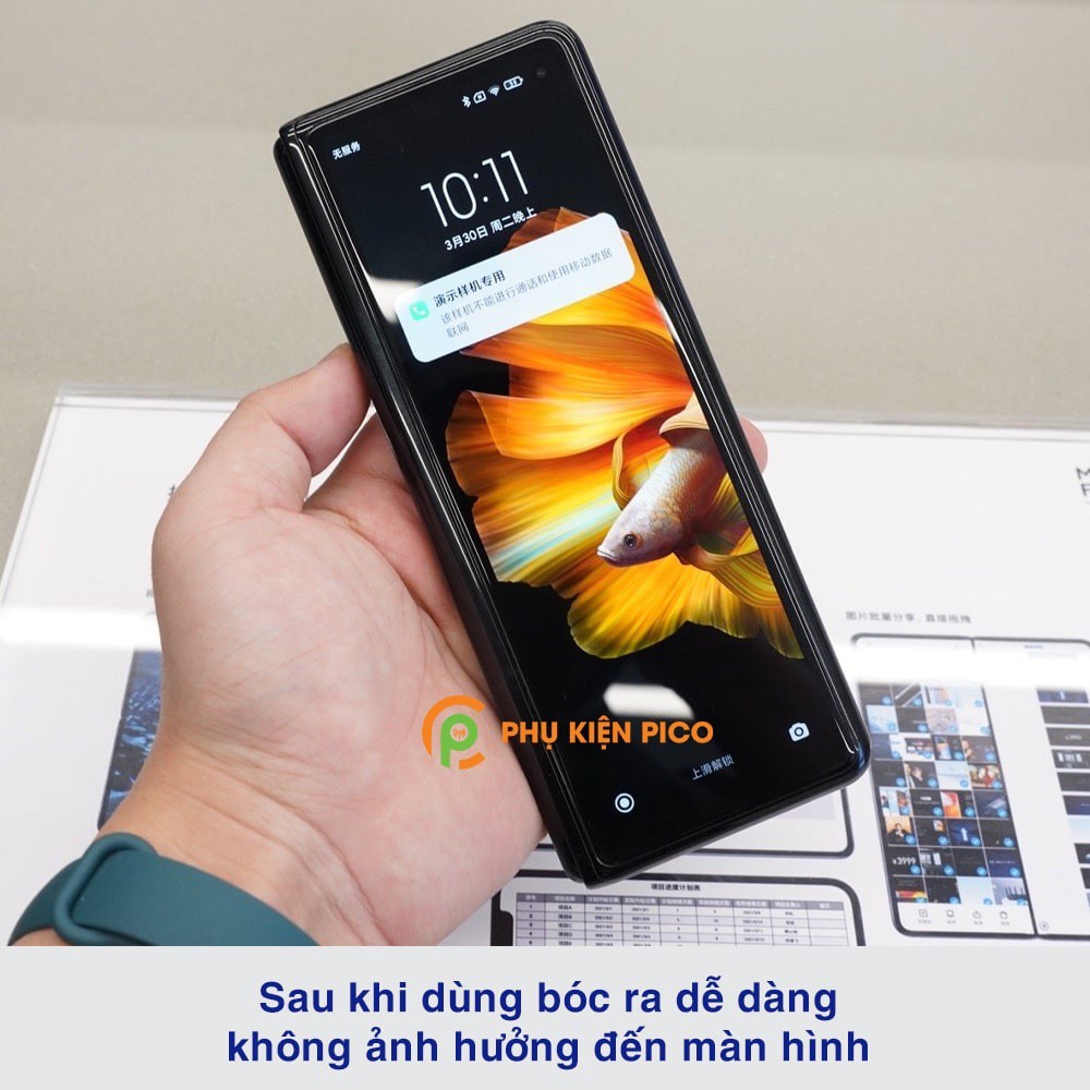 Dán màn hình Mi Mix Fold full màn ngoài chống bám vân tay dẻo vân mờ - Dán màn hình ngoài Xiaomi Mi Mix Fold