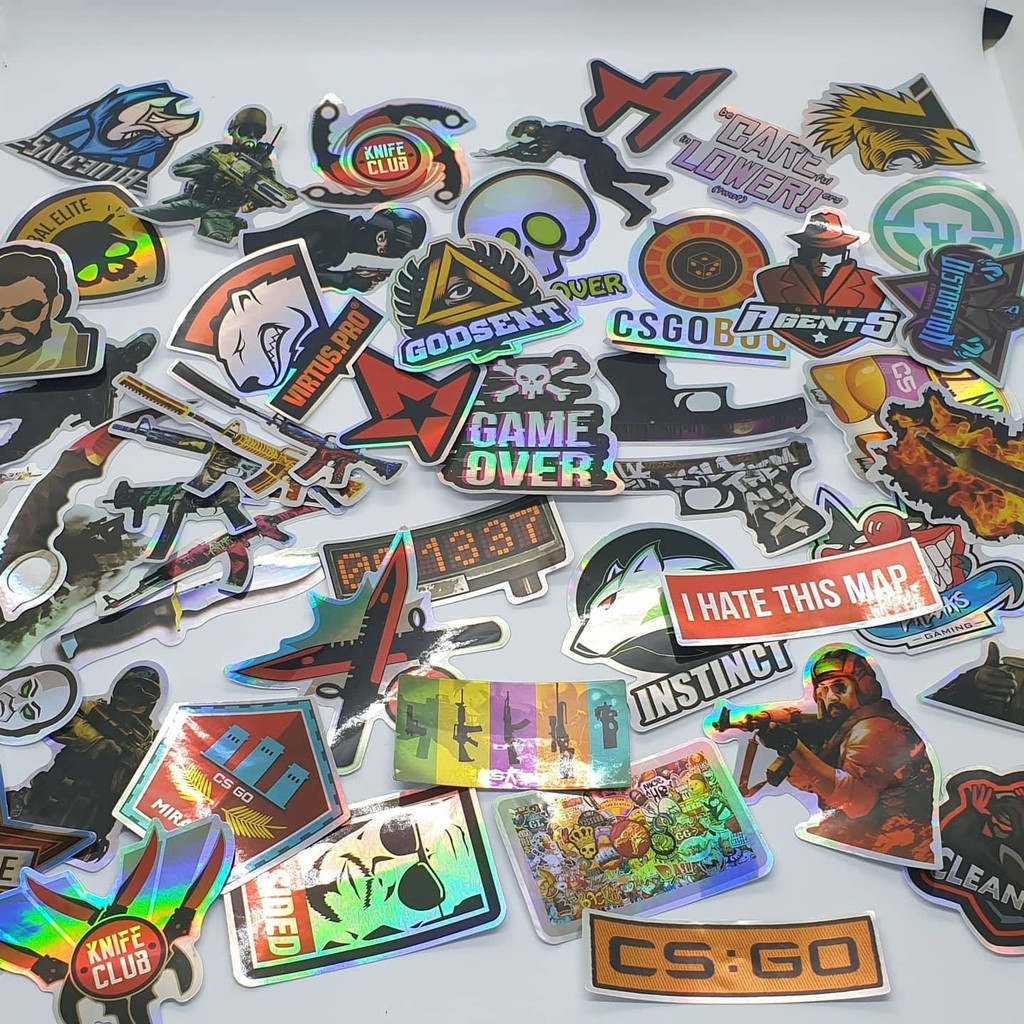 <CSGO SHOP> Sticker Gói 2: Sticker CSGO Hologram (50 stickers CSGO/ 1 gói)
