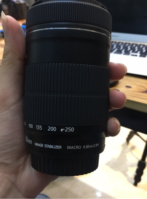 Lens tele 55-250mm STM for canon