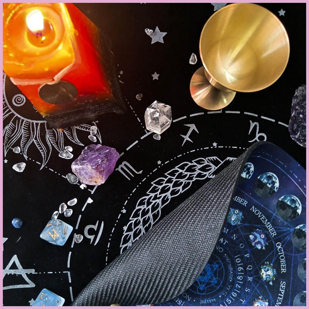 Thảm Cao Su Họa Tiết Bầu Trời Sao Dành Cho Thẻ Bài Tarot