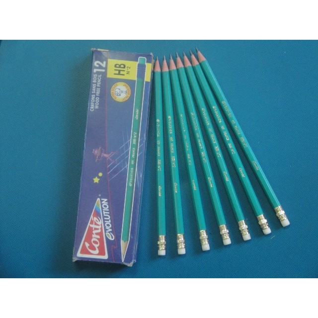 Bút Chì 2B, Bút chì xanh Conte Pháp luyện chữ cho trẻ, Viết Chì Xanh Học Sinh cao cấp Viết Chì Xanh Conte Pháp
