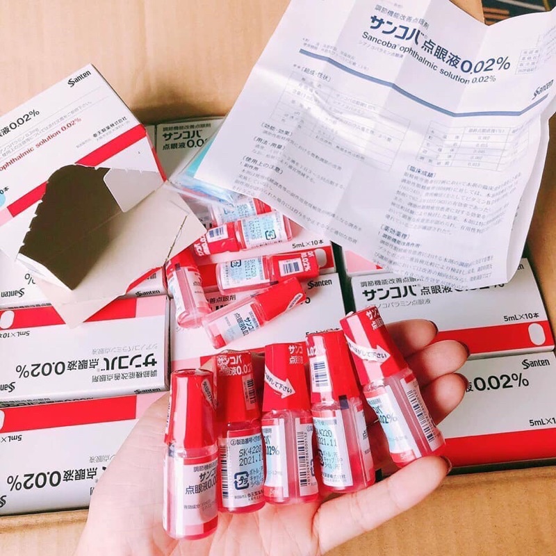 Nhỏ mắt chống cận thị Sancoba Nhật Bản 5ML