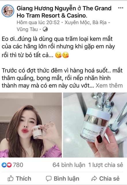 Kem mắt Rich Eye Cream auth