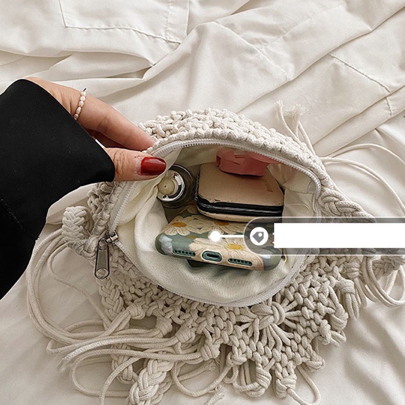 Túi Đeo Vai Đan Rơm Thời Trang Sành Điệu Cho Nữ