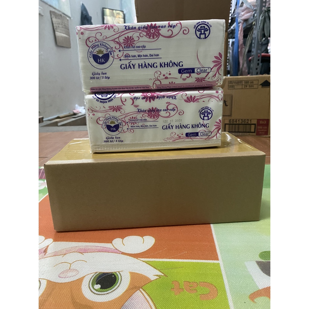 Giấy ăn lụa,[Combo 2-4-6 gói)  khăn giấy, khăn giấy rút cao cấp 1 gói 300 tờ-TaMidi