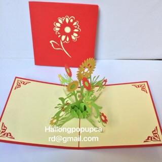 Hoa Hướng Dương - Flower -  Sunflower 🌻 - Thiệp 3D