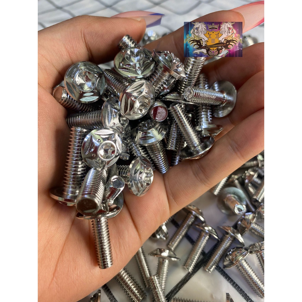 Ốc Salaya Inox 304 6li, 8li, 10li Chiều Dài Đầy Đủ Các Size
