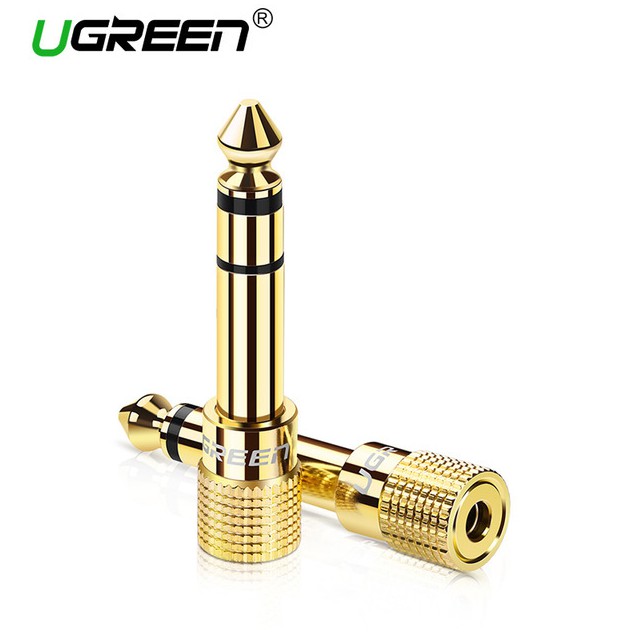 Đầu chuyển đổi âm thanh 6.5mm to 3.5mm UGREEN 20503 mạ vàng cao cấp