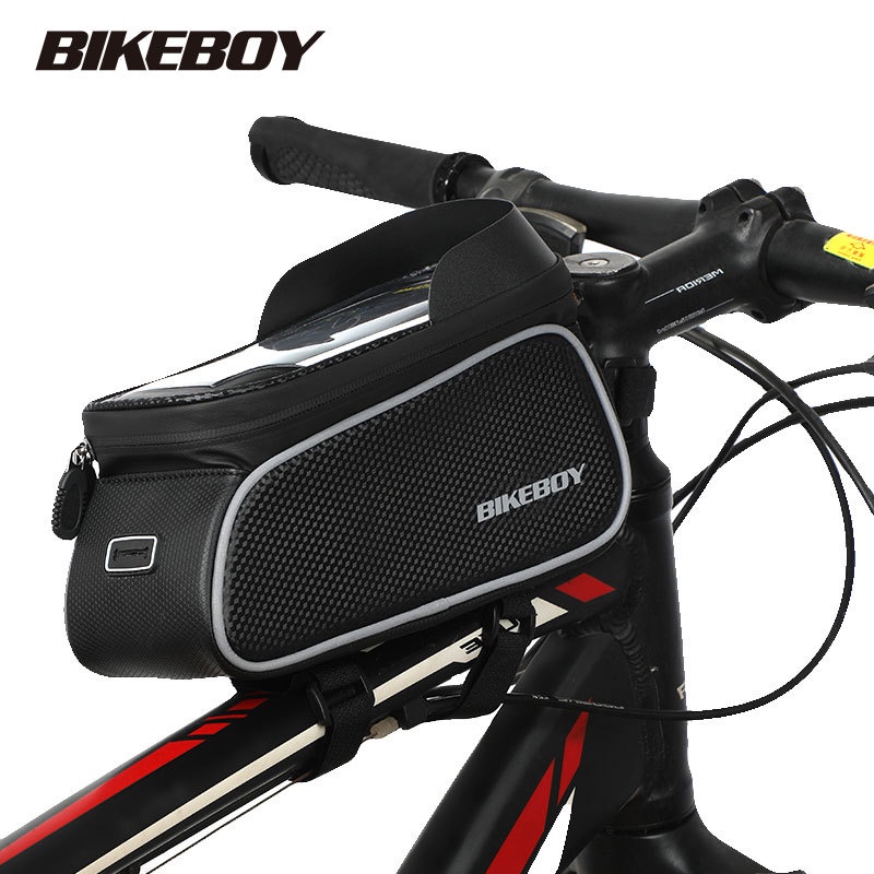 Túi Treo Sườn Xe Đạp Có Ngăn Đựng Điện Thoại Chống Nước BikeBoy - Túi Treo Ghi Đông Xe Đạp Thể Thao Dã Ngoại Leo Núi