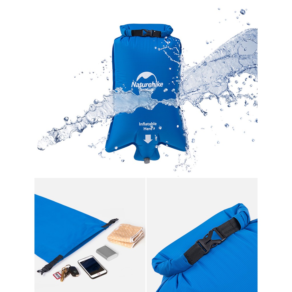 Đệm Bơm Hơi Đôi Siêu Nhẹ Cắm Trại Dã Ngoại Du Lịch Tiện Lợi NatureHike NH19Z055-P