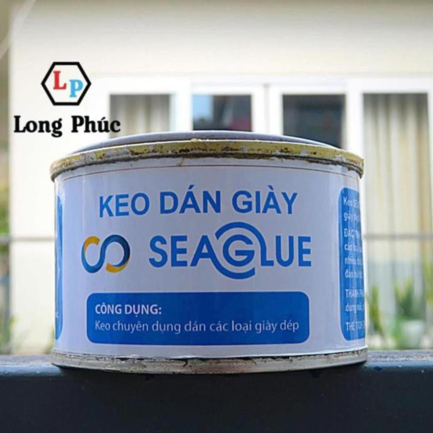 Keo Dán Giày SeaGlue FREESHIP Keo dán giày trong suốt, chịu nước, dính chắc, đàn hồi cao| Long Phúc Shop|Lọ 100g