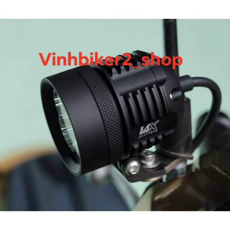 Đèn Trợ Sáng L4X Cree Loại 1 Chống Nước Tuyệt Đối Full Phụ Kiện + Len Chụp Vàng