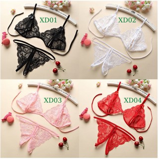 [MUA 4 BỘ LÌ XÌ 10K]Bộ Đồ Lót Sexy Lọt Khe Ren, Không Đũng