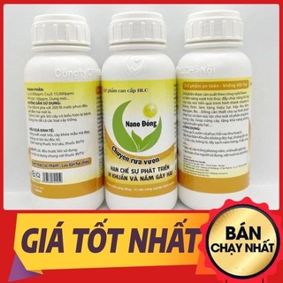 Nano Đồng chuyên Rửa Vườn 500ml, Tẩy rửa rong rêu nấm bệnh