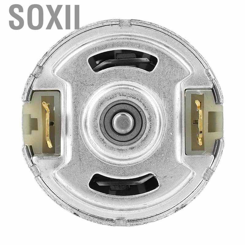 Soxii Low Noise High Power Miniature DC 895 Motor 12V 3000 RPM Double Ball Bearing