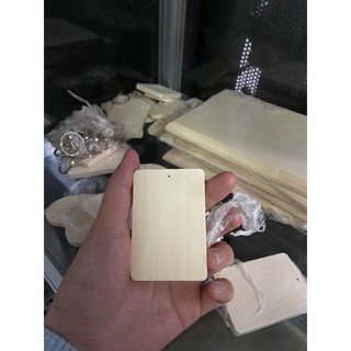 Phôi móc khoá gỗ