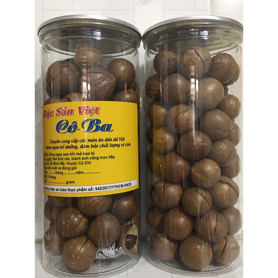 [500gram] Hạt Macca Sạch ĐăkLăk ( sấy lạnh ) , loại 1, hạt to - đồ ăn vặt