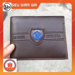[ Xả Kho ] VÍ DA NAM LOGO CHELSEA