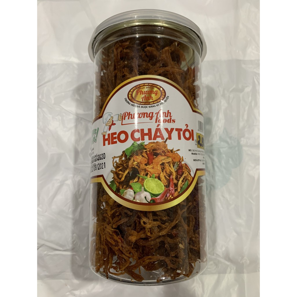 Heo khô cháy tỏi Phương Anh_hộp 250g