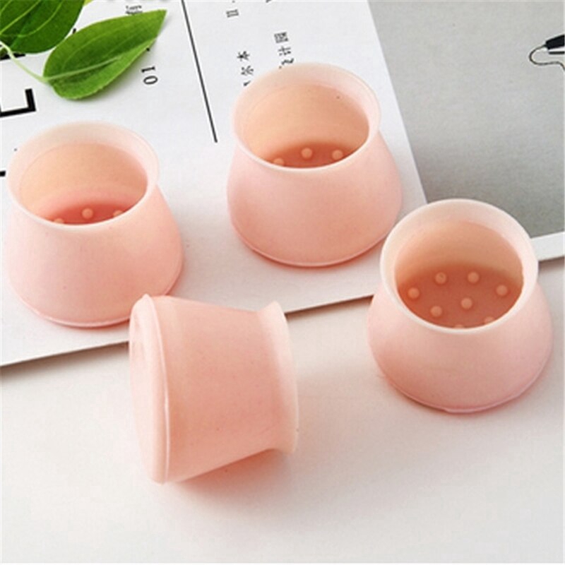 Set 4 Miếng Silicon Bọc Chân Bàn Ghế Chống Trượt