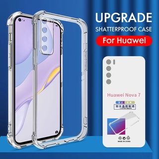Ốp Điện Thoại Silicon TPU Mềm Cho Huawei Nova 5T 7i 7 SE 8 8i 9 P20 Lite P30 P40 Pro Y7 Y9 Prime 2019 Y9S Y7A Honor 8x 50 Pro