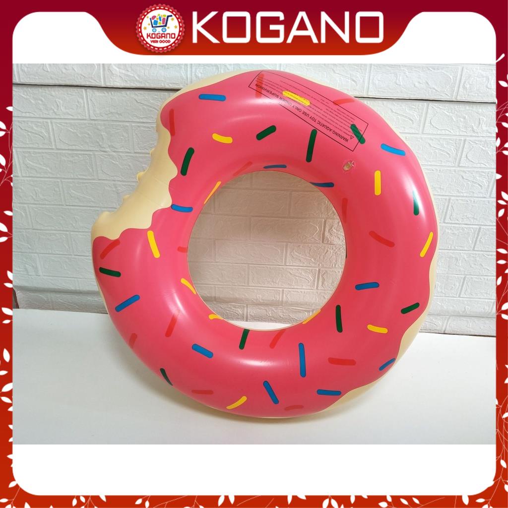 Phao bơi trẻ em KOGANO size 60 cm cho bé tập bơi an toàn hình bánh vòng Donut dễ thương SS-001301