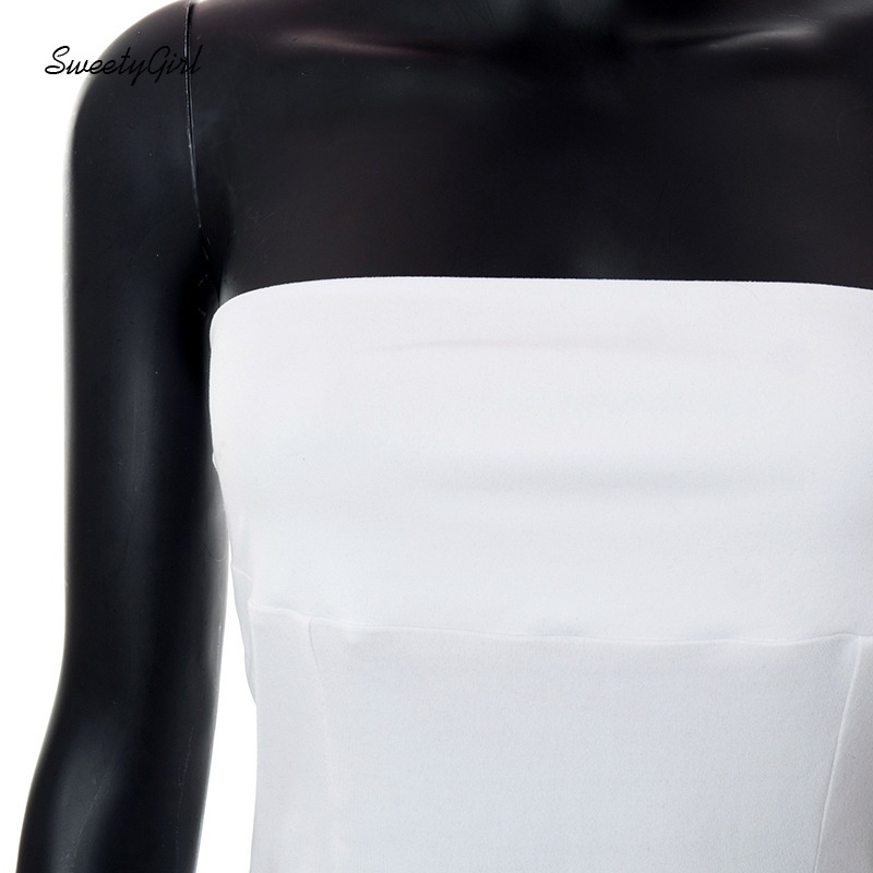 Áo Ống Màu Sắc Trơn Không Tay Quyến Rũ Cho Nữ